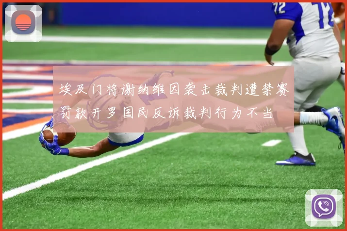 埃及门将谢纳维因袭击裁判遭禁赛罚款开罗国民反诉裁判行为不当